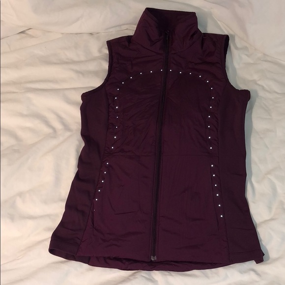 lululemon athletica Jackets & Blazers - Lululemon Run for Cold Vest- plum